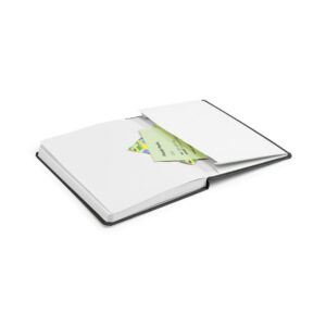 Caderno A5 em PU com páginas pautadas - Brinde Corporativo Personalizado | Enova