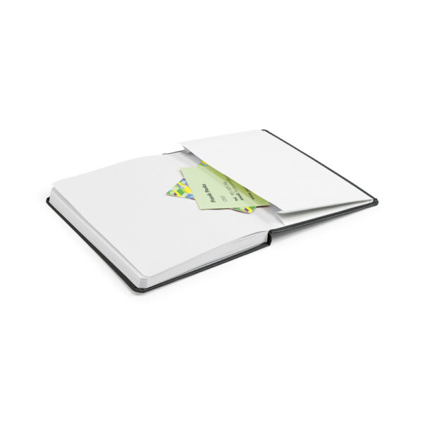 Caderno A5 em PU com páginas pautadas - Brinde Corporativo Personalizado | Enova