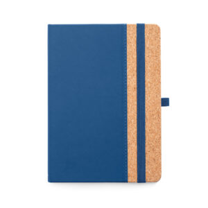 Caderno A5 em cortiça com páginas pautadas - Brinde Corporativo Personalizado | Enova