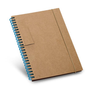 Caderno B6 com páginas pautadas reciclado - Brinde Corporativo Personalizado | Enova