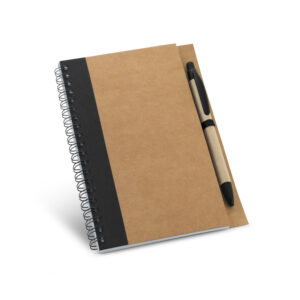 Caderno B6 espiral com páginas lisas - Brinde Corporativo Personalizado | Enova