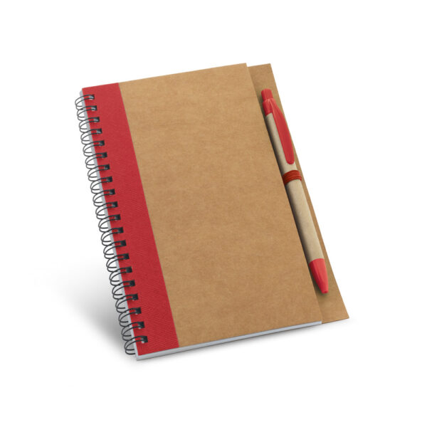 Caderno B6 espiral com páginas lisas - Brinde Corporativo Personalizado | Enova