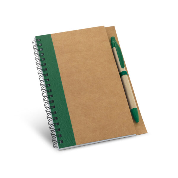 Caderno B6 espiral com páginas lisas - Brinde Corporativo Personalizado | Enova