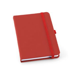 Caderno A6 em c.sintético com páginas pautadas - Brinde Corporativo Personalizado | Enova
