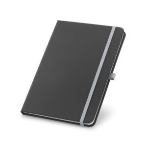 Caderno A6 em c.sintético com páginas pautadas - Brinde Corporativo Personalizado | Enova