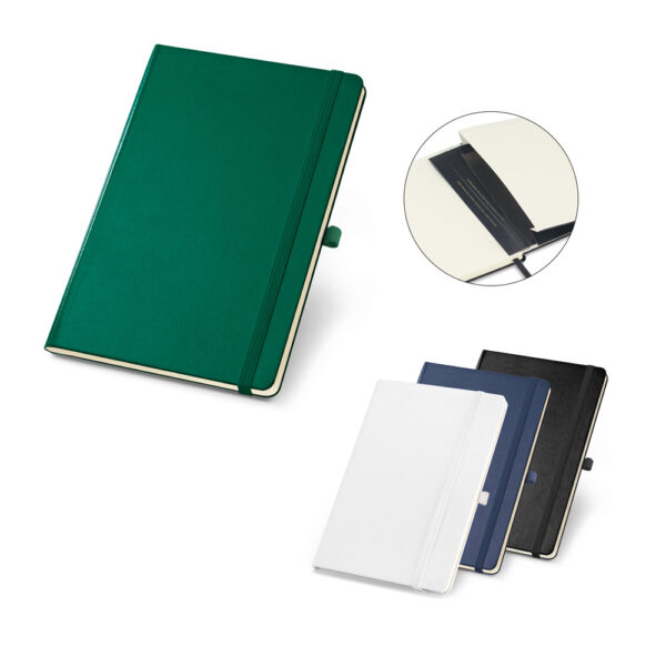 Caderno B6 com páginas lisas - Enova Brindes Personalizados