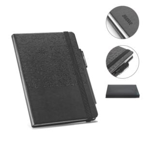 Caderno TILES A5 em C.sintético - Enova Brindes Personalizados