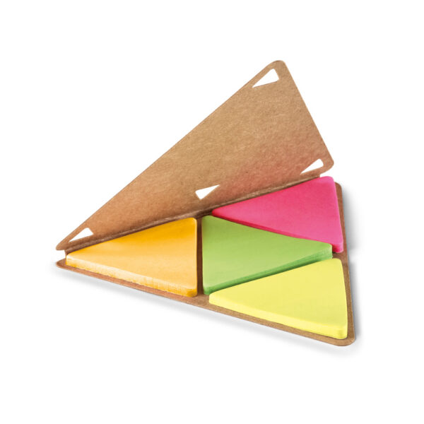 Caderno adesivos triangulares - Brinde Corporativo Personalizado | Enova