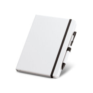 Kit de caderno A5 e esferográfica - Brinde Corporativo Personalizado | Enova