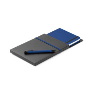 Kit de caderno A5 e esferográfica - Brinde Corporativo Personalizado | Enova