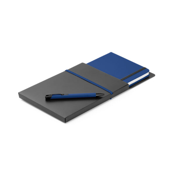 Kit de caderno A5 e esferográfica - Brinde Corporativo Personalizado | Enova