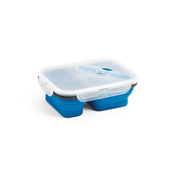 Marmita hermética retrátil em silicone e PP (480 e 760 mL) - Brinde Corporativo Personalizado | Enova