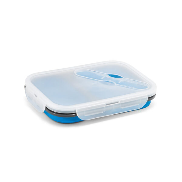 Marmita hermética retrátil em silicone e PP (480 e 760 mL) - Brinde Corporativo Personalizado | Enova