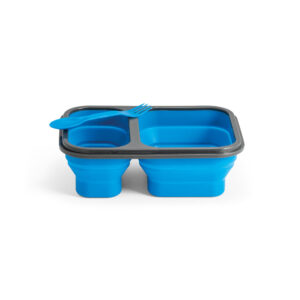 Marmita hermética retrátil em silicone e PP (480 e 760 mL) - Brinde Corporativo Personalizado | Enova