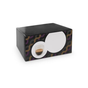 Conjunto de café em vidro isotérmico com 2 copos 75 mL - Brinde Corporativo Personalizado | Enova