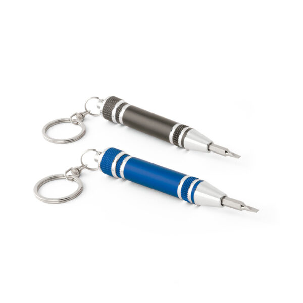 Kit de mini ferramentas em metal - Enova Brindes Personalizados