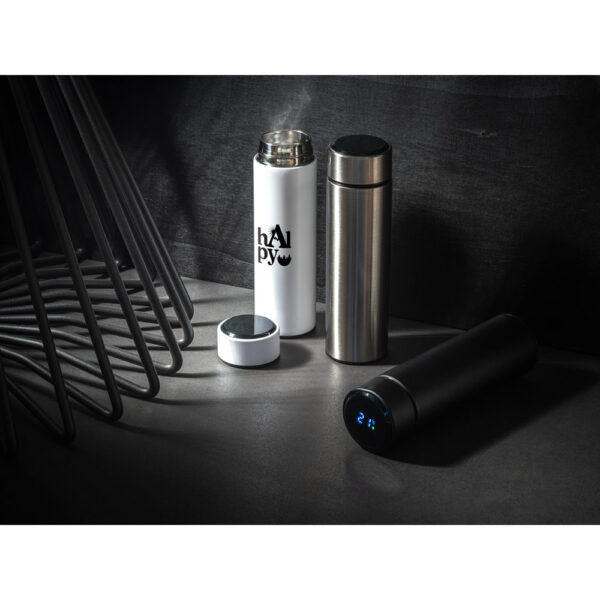 Garrafa em aço inox 450 mL - Brinde Corporativo Personalizado | Enova
