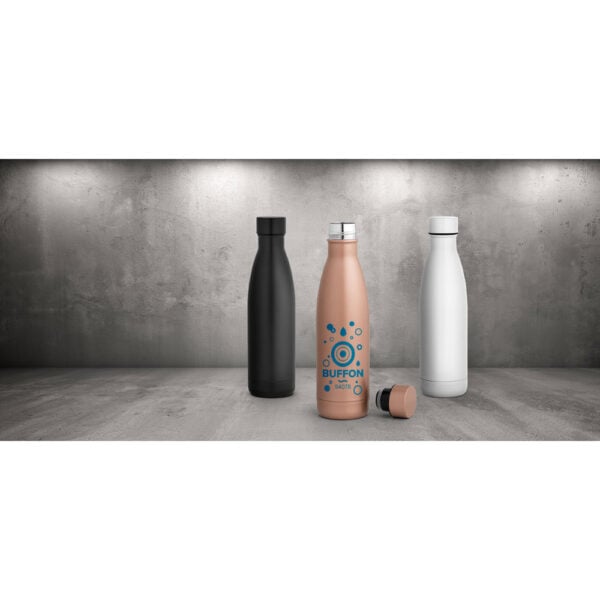 Garrafa térmica em aço inox 500 mL - Brinde Corporativo Personalizado | Enova