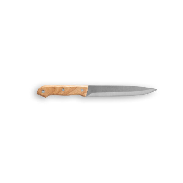 Kit churrasco em estojo de PU e 210D com tábua em bambu e 7 utensílios em aço inox e madeira de seringueira - Brinde Corporativo Personalizado | Enova