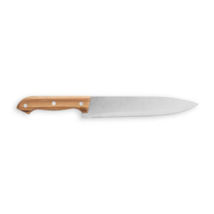 Kit churrasco em caixa bambu com 4 utensílios em aço inox e bambu - Brinde Corporativo Personalizado | Enova