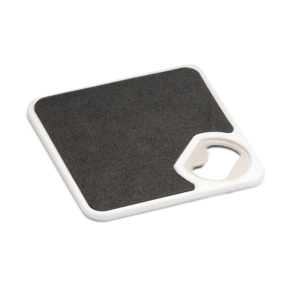 Porta copos em ABS com abridor de garrafas - Brinde Corporativo Personalizado | Enova