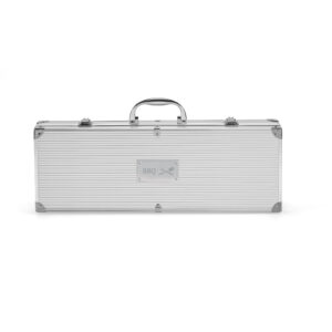 Kit churrasco em estojo de alumínio - Brinde Corporativo Personalizado | Enova