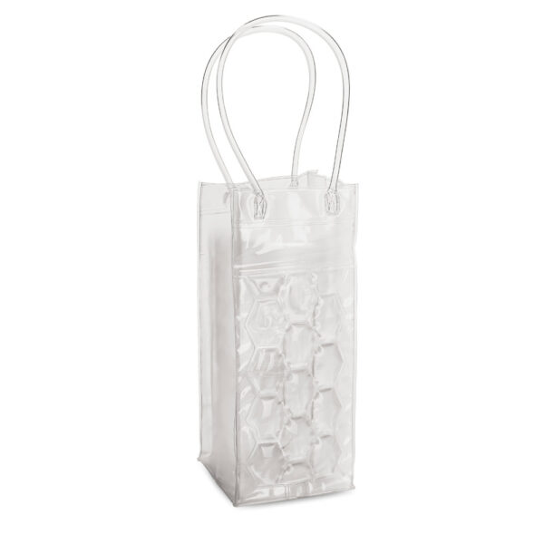 Sacola refrigeradora para 1 garrafa em PVC - Brinde Corporativo Personalizado | Enova