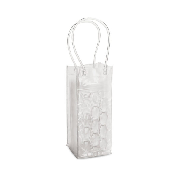Sacola refrigeradora para 1 garrafa em PVC - Enova Brindes Personalizados
