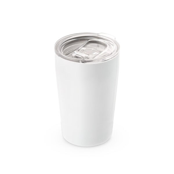 Copo de viagem em aço inox 380 mL - Brinde Corporativo Personalizado | Enova