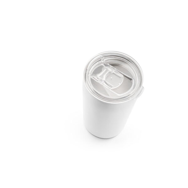 Copo de viagem em aço inox 380 mL - Brinde Corporativo Personalizado | Enova