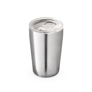 Copo de viagem em aço inox 380 mL - Brinde Corporativo Personalizado | Enova