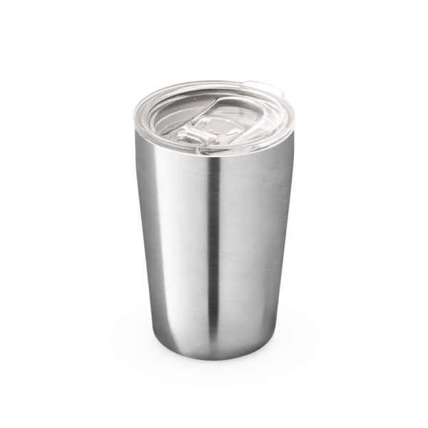 Copo de viagem em aço inox 380 mL - Brinde Corporativo Personalizado | Enova