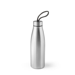 Squeeze em aço inox (90% reciclado) com pega com padrão 710 mL - Brinde Corporativo Personalizado | Enova
