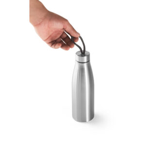 Squeeze em aço inox (90% reciclado) com pega com padrão 710 mL - Brinde Corporativo Personalizado | Enova
