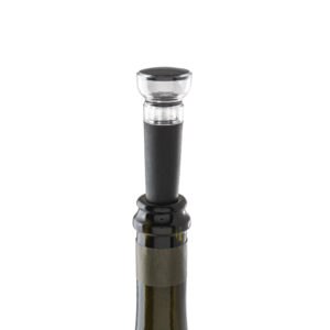 Rolha de vinho com sistema de bomba de vácuo - Brinde Corporativo Personalizado | Enova