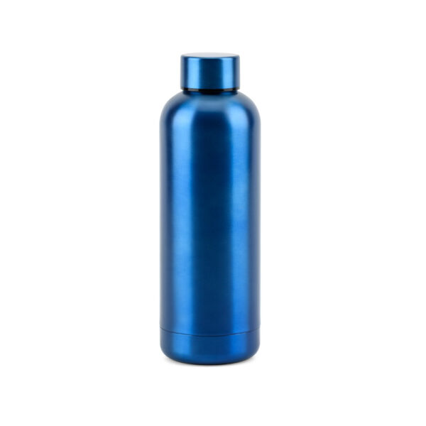 Squeeze em aço inox (90% reciclado) com acabamento em mate metálico 550 mL - Brinde Corporativo Personalizado | Enova
