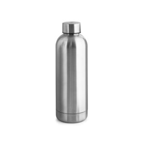 Squeeze em aço inox (90% reciclado) com acabamento em mate metálico 550 mL - Brinde Corporativo Personalizado | Enova