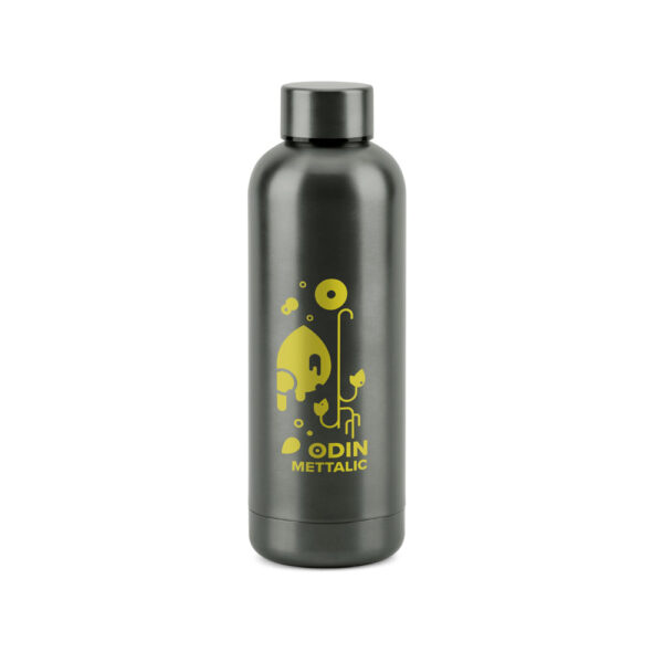 Squeeze em aço inox (90% reciclado) com acabamento em mate metálico 550 mL - Brinde Corporativo Personalizado | Enova