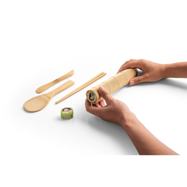 Kit para sushi em bambu - Brinde Corporativo Personalizado | Enova