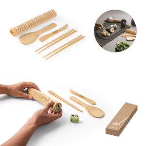 Kit para sushi em bambu - Enova Brindes Personalizados