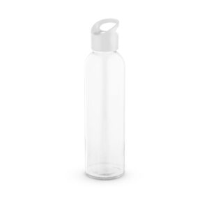 Garrafa em vidro com tampa em PP 500 mL - Brinde Corporativo Personalizado | Enova