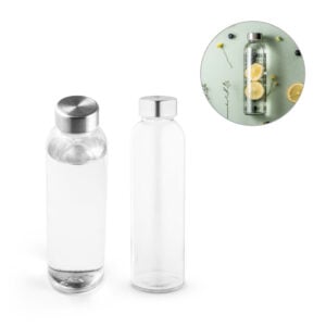 Garrafa em vidro 500 mL - Enova Brindes Personalizados