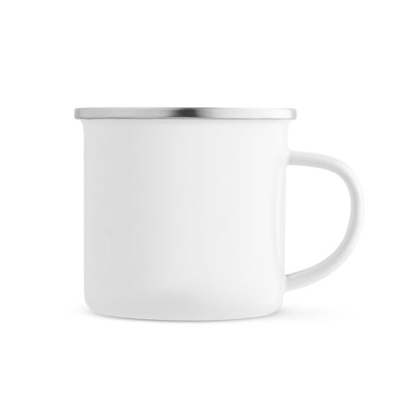 Caneca em esmalte para sublimação 350 mL - Brinde Corporativo Personalizado | Enova