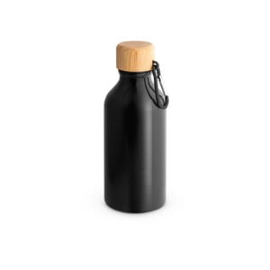 Squeeze em alumínio 100% reciclado com cor sólida brilhante 400 mL - Brinde Corporativo Personalizado | Enova
