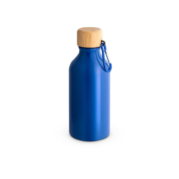 Squeeze em alumínio 100% reciclado com cor sólida brilhante 400 mL - Brinde Corporativo Personalizado | Enova