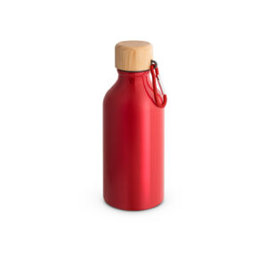 Squeeze em alumínio 100% reciclado com cor sólida brilhante 400 mL - Brinde Corporativo Personalizado | Enova