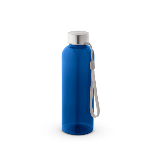 Squeeze em rPET 100% reciclado e tampa em aço inox 580 mL - Brinde Corporativo Personalizado | Enova