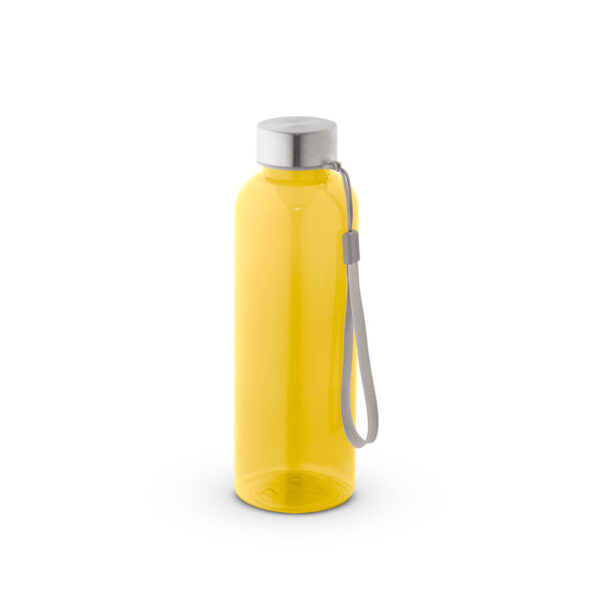 Squeeze em rPET 100% reciclado e tampa em aço inox 580 mL - Brinde Corporativo Personalizado | Enova