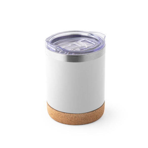 Copo térmico de viagem em aço inox 400 mL - Brinde Corporativo Personalizado | Enova