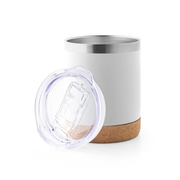 Copo térmico de viagem em aço inox 400 mL - Brinde Corporativo Personalizado | Enova
